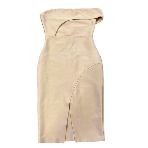 Bodycon Collection Kyra Bandage Dress in Dusty Pink Size M - Picture 4 of 12